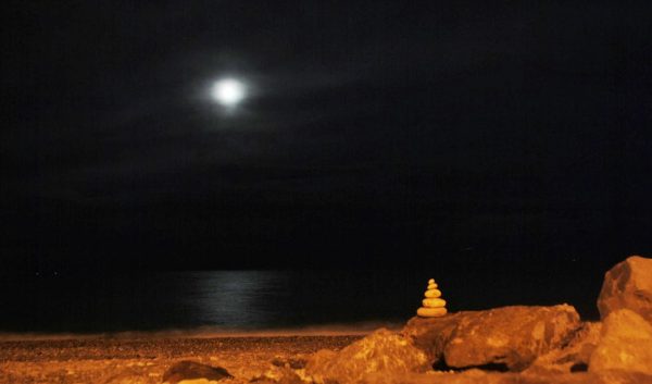 LLUNA VELLA DE GENER. VESPRA DE SANT ANTONI.