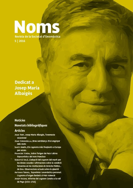 NOMS 5 i l’anuari ONOMÀSTICA-2016