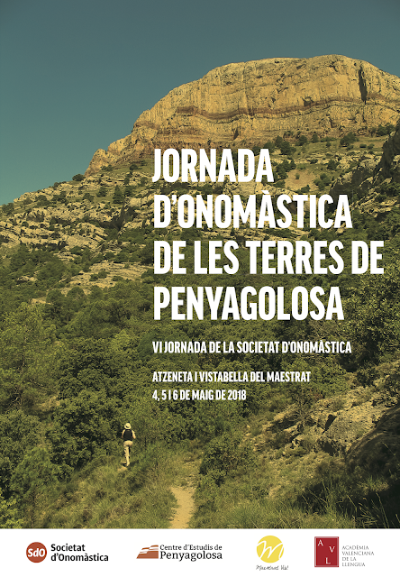 JORNADA D’ONOMÀSTICA DE LES TERRES DE PENYAGOLOSA. Programació definitiva