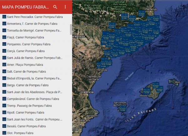 POMPEU FABRA, UN LINGÜISTA PEL CARRER (MAPA)